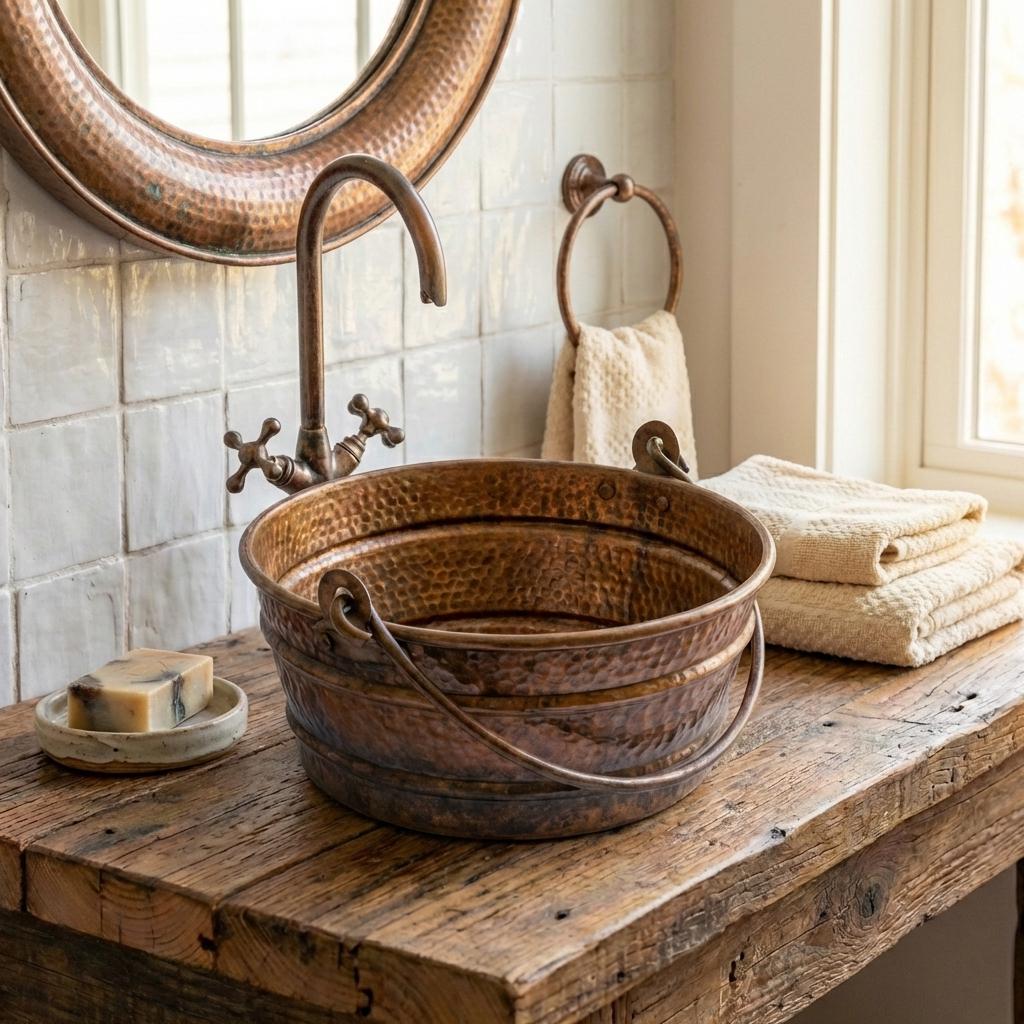 Vintage Bucket Sink - Etsy