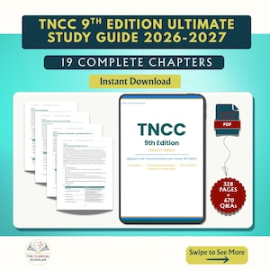 TNCC 9:e upplagan Studiehandledning 2026-2027 – Traumasjuksköterskeöversikt (PDF)