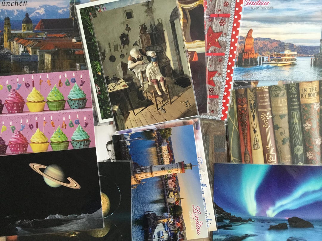 Interailing Postcard 50 New Postcards - Postcrossing Postcards Mixed Pack - Wide Variety ...