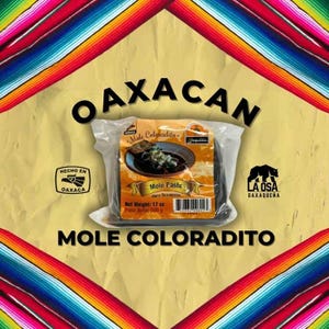 1.1 lbs Mole Coloradito, Oaxacan, Authentic Mexican Gastronomy, Traditional Mole Paste, Made in Oaxaca, Made In Mexico