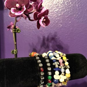 Custom word Crystal/Gemstone Bracelets