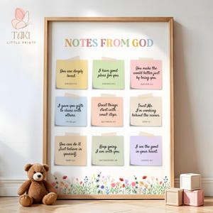 Christian Art Prints Kids Christian Wall Art Scripture Poster Bible Art Print Wall Art for Kids room decor christian inspirational verses