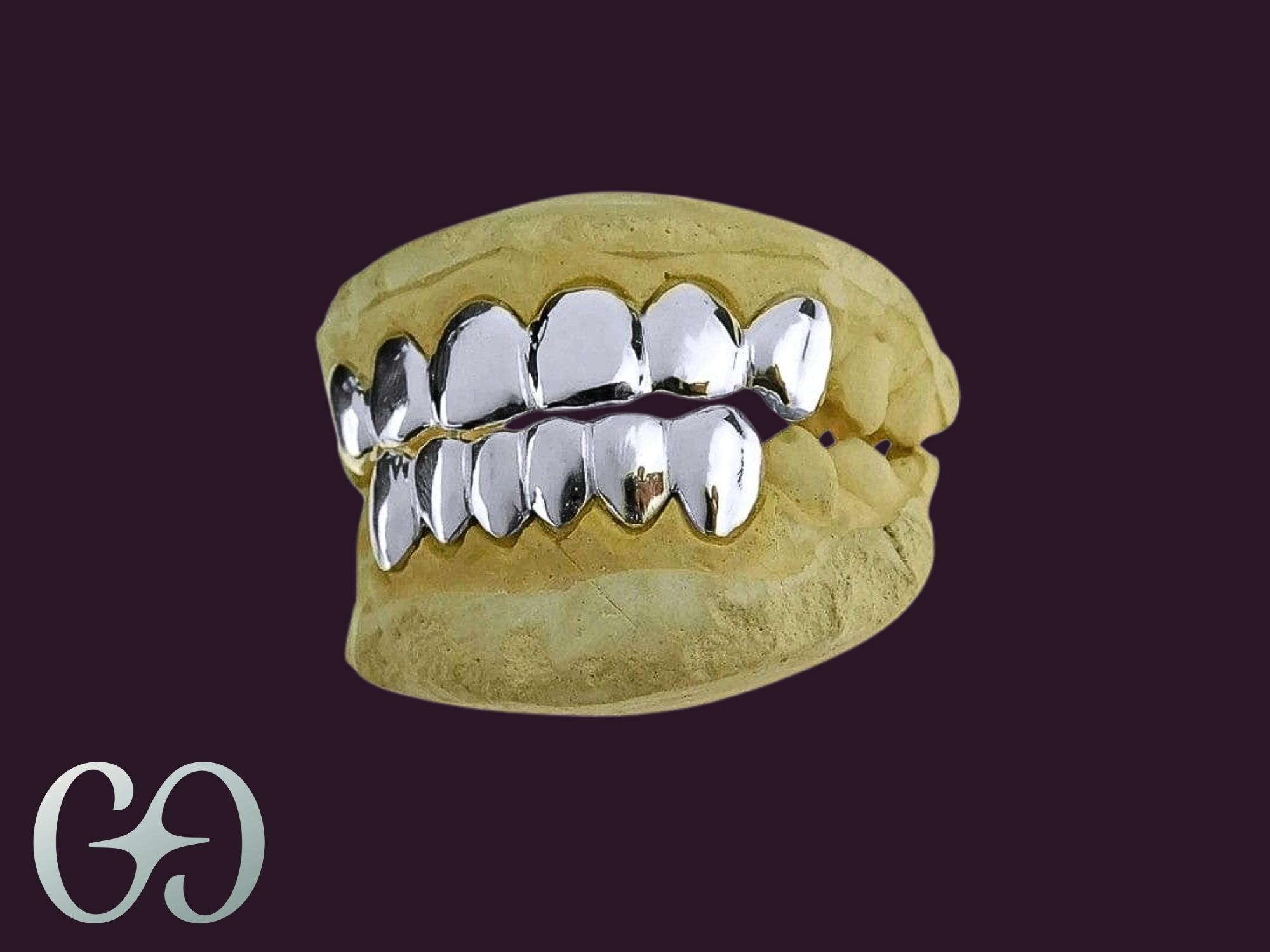 Sterling silver grillz bottom - Etsy 日本