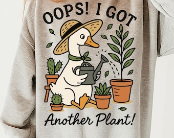 Oops I Got Another Plant PNG, Funny Plant Lover Shirt Design, Gardening Humor Sublimation, Plant Mom Digital Download