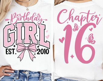 コケットバースデーガール PNG SVG、16歳の誕生日ガール PNG、ガーリーバースデー昇華デザイン、16歳の少女、第16章設立2010 SVG