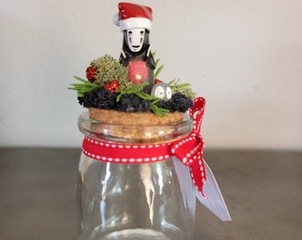 No Face Candy Jar: Studio Ghibli Christmas Soot Sprite