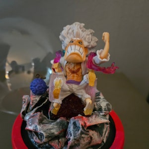 One piece,monkey d. Luffy,Tony Tony chopper,glass cloche, manga,anime decor