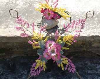 Pink and Yellow Flower Fairy Costume Set