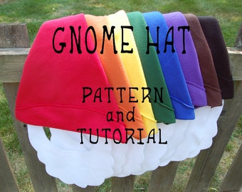 Gnome Hat PATTERN and TUTORIAL