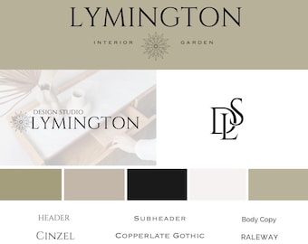 Personalizowany zestaw Canva Brand Kit zawierający loga, tablicę marki, paletę kolorów i czcionek oraz obrazy – kompletny szablon marki i identyfikacji wizualnej!