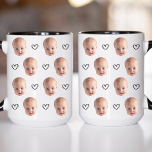 Personalized Photo Mug, Personalized Cup, Custom Photo Mug, Personalized Picture Mug, Baby Face Mug, Personalized Face Mug, Baby Photo Gift
