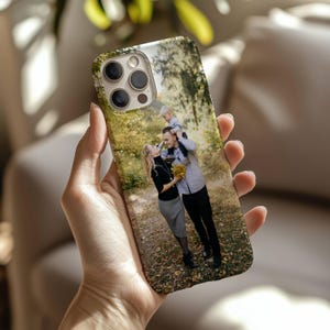 Picture Photo Case, Tough Personalized Custom Photo iPhone Case, Custom Made Gift, Personalized Photo family Case, Personalized Gift