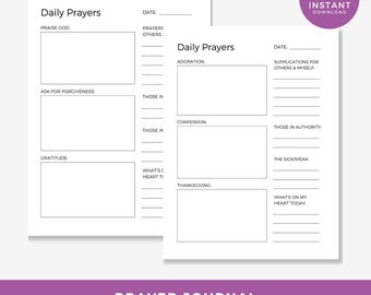 Afdrukbaar gebedsdagboek, dagelijkse devotie gebedslijst voor katholieken, dagelijks gebedsblad, dagelijks gebed afdrukbare planner voor het bijhouden van gebeden
