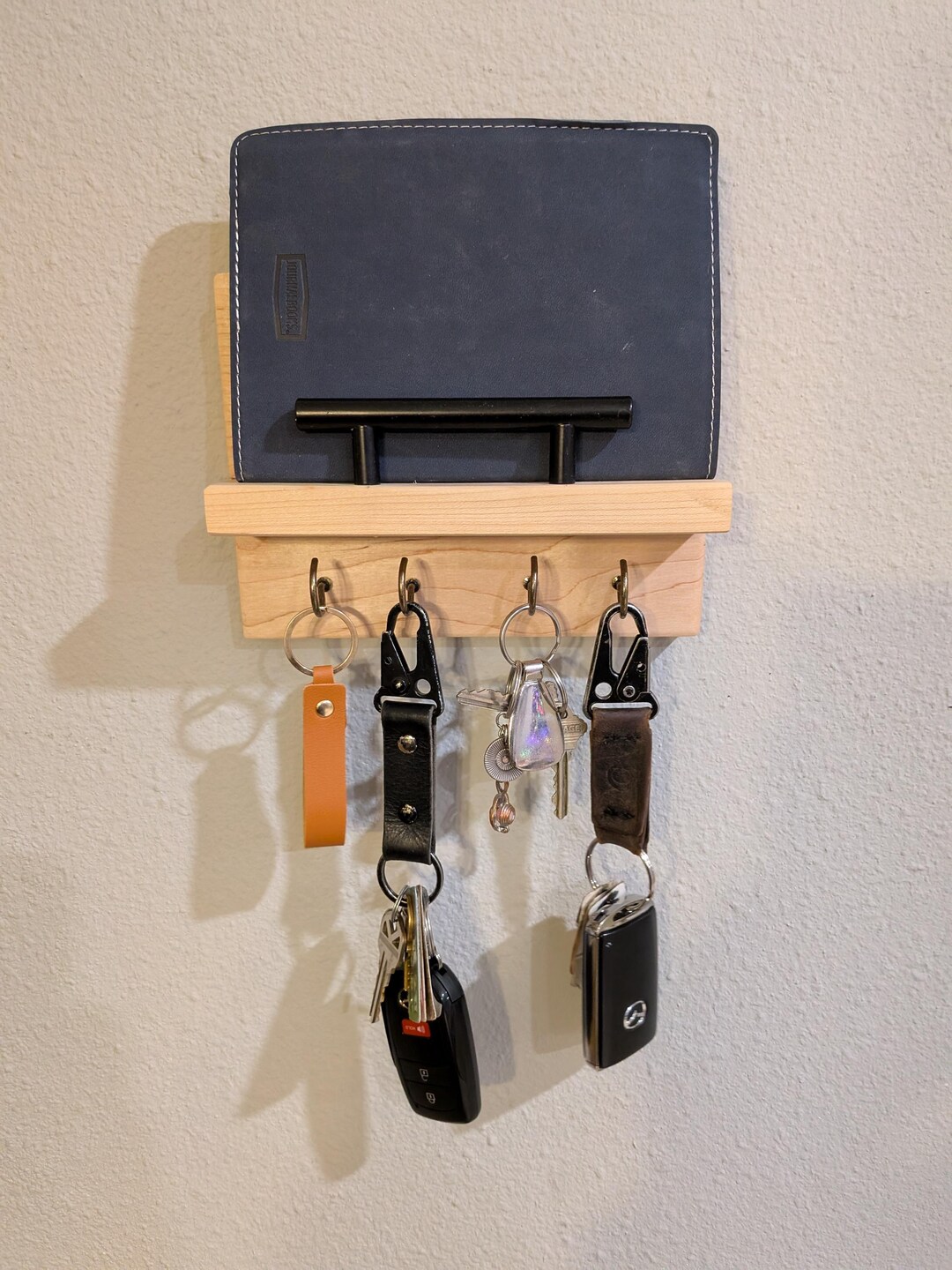 Simple Key Holder Wood Key Holder for Gift Mail Holder Modern Key ...