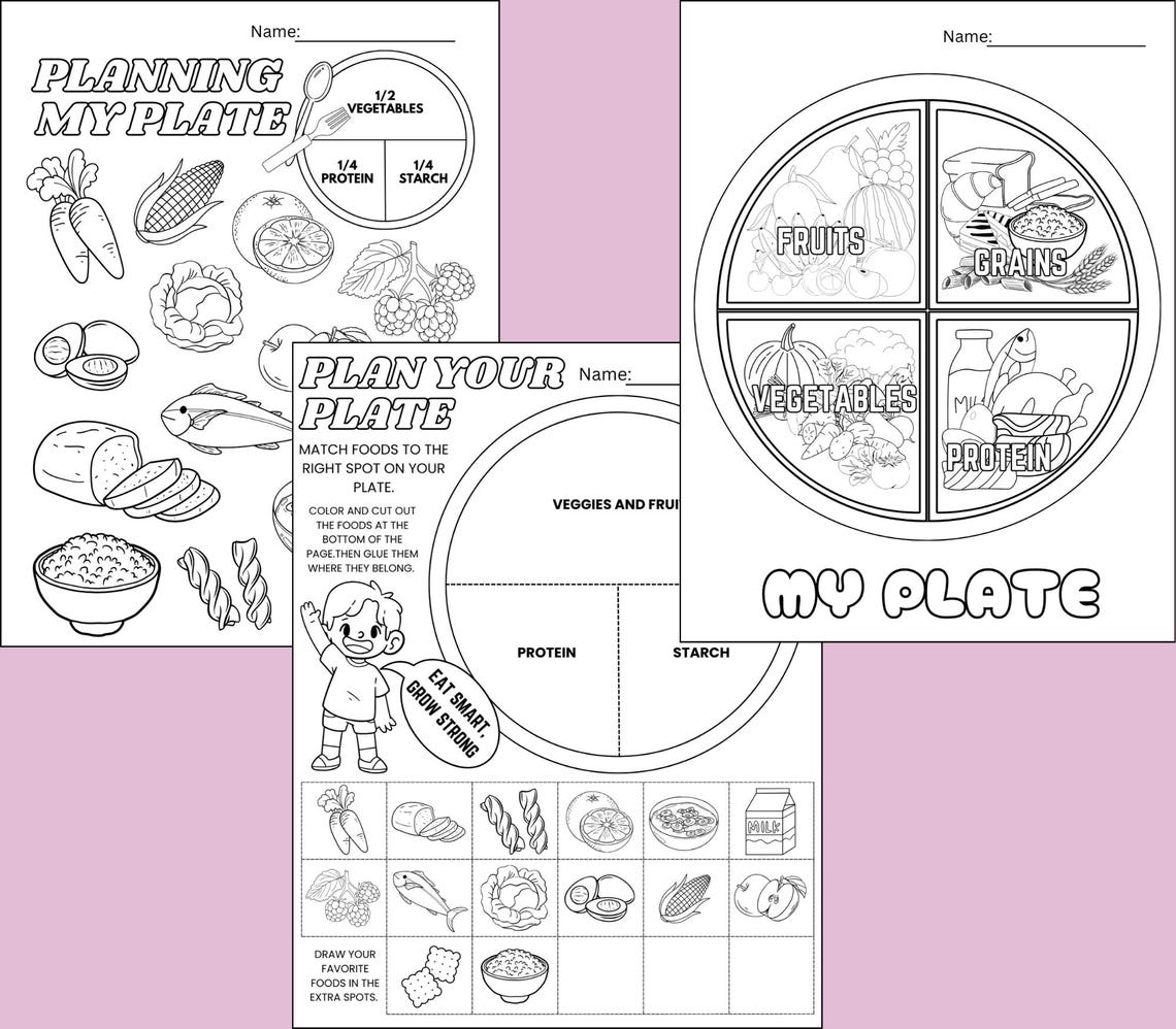 Chef & Healthy Eating Activities | Printable Nutrition Worksheets ...