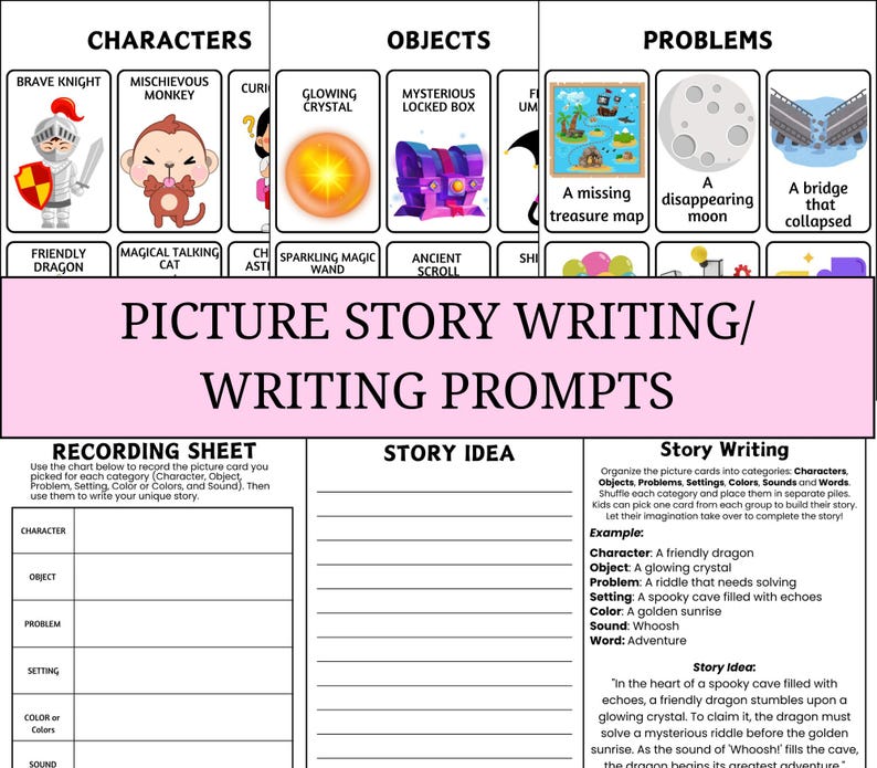 Picture Writing Prompts Printable | Creative Writing Worksheets ...