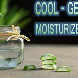 Cool Gel Moisturizer for Sensitive Skin Cucumber Aloe for Sunburn Cooling Cream Calming Reduce Puffiness Under Eye Light Weight Hydrator