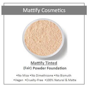 Makeup for Oily Skin Oil-Control Mattifying Powder Foundation (Very Light Fair Skin Tones) Bare Natural Mineral Vegan for Acne Prone Types