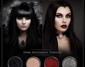 Vampire Halloween Costume Makeup Looks Red Eyeshadow Witch Goth Zombie Blood