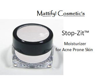 Best Moisturizer for Acne Prone Skin Mattify Cosmetics Stop-Zit Light Weight Gel Moisturizer for Oily Skin Aloe Vera (Tester Size 15g)