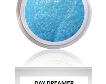 Bright Blue Eye Shadow / Eye Liner "Day Dreamer" Mattify Cosmetics Long Lasting Eye Makeup for Oily Skin Eyelids with Built-In Primer Vegan