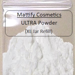 Mattify ULTRA &quot;What is the Best Powder for Oily Skin&quot; Oil-Control Matte Face Powder Wedding Makeup Vegan Transparent Cruelty-Free 3oz Refill