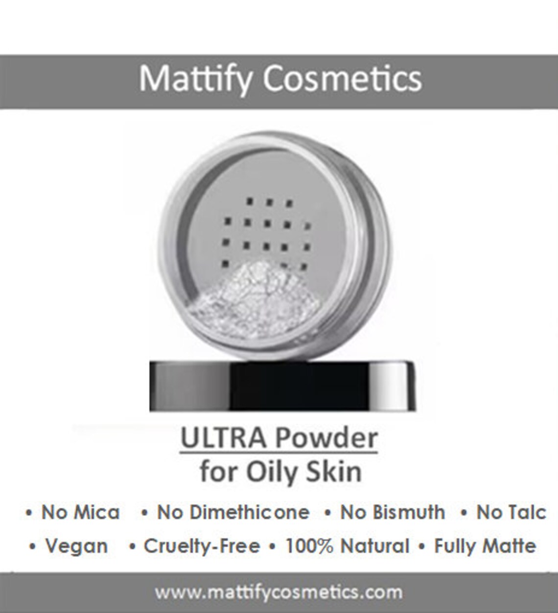 How to Stop Oily Skin Mattify ULTRA best Powder for Oily Etsy