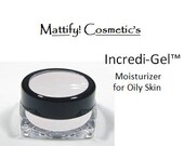 Best Moisturizer for Oily Skin by Mattify Cosmetics Incredi-Gel Light Weight Moisturizer Aloe Vera Gel Hydrator Vegan (Tester Size 15g)