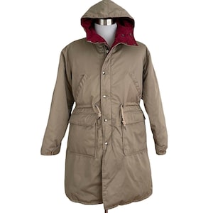 Vintage Damen Down Quilted Reversible Steppjacke / Größe Medium / Bibi Bros Vintage Parka
