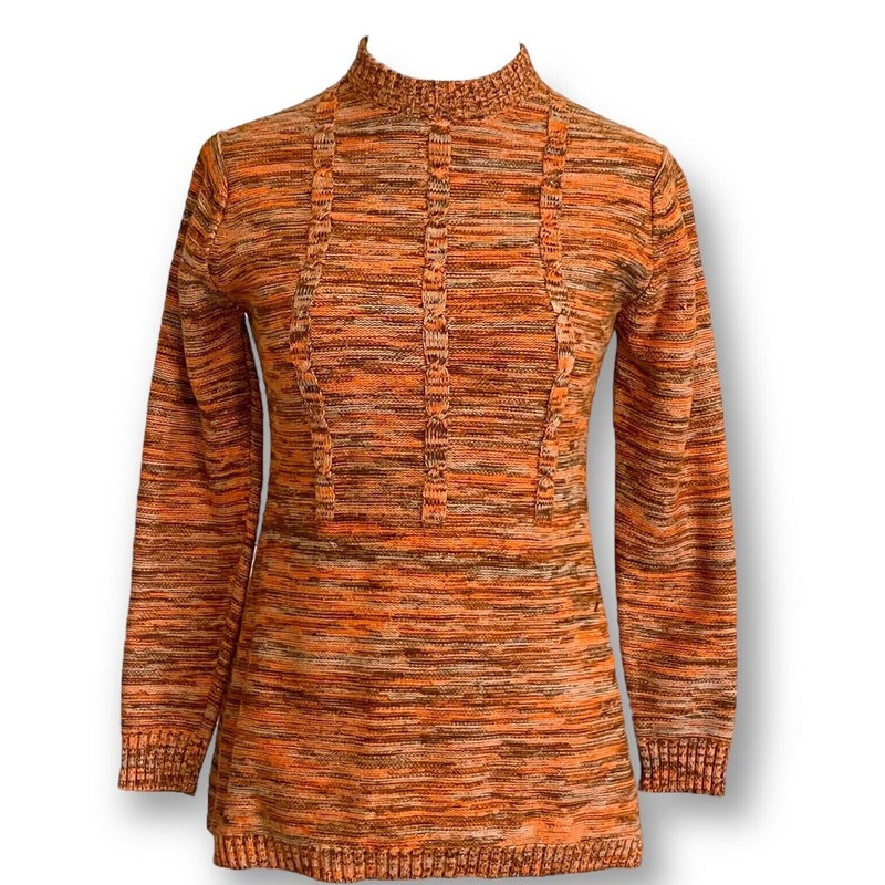 Space Dye Zip Sweater