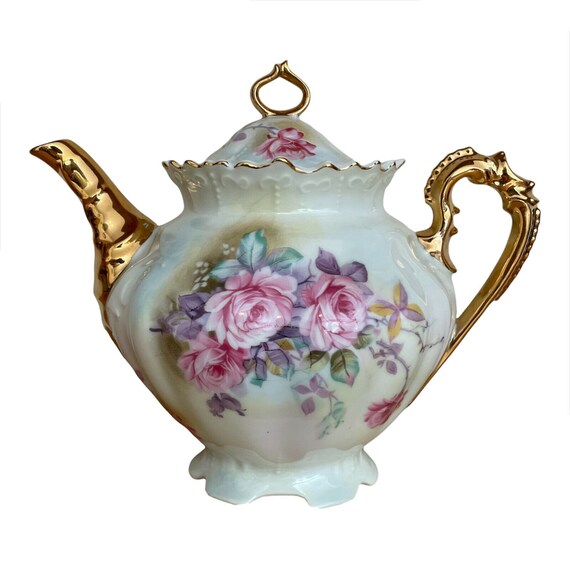 専用です。 フランスビンテージ　リモージュTea pot Amazon.com | CHANJOON Gold Plated Red Rose Ceramic Tea Set