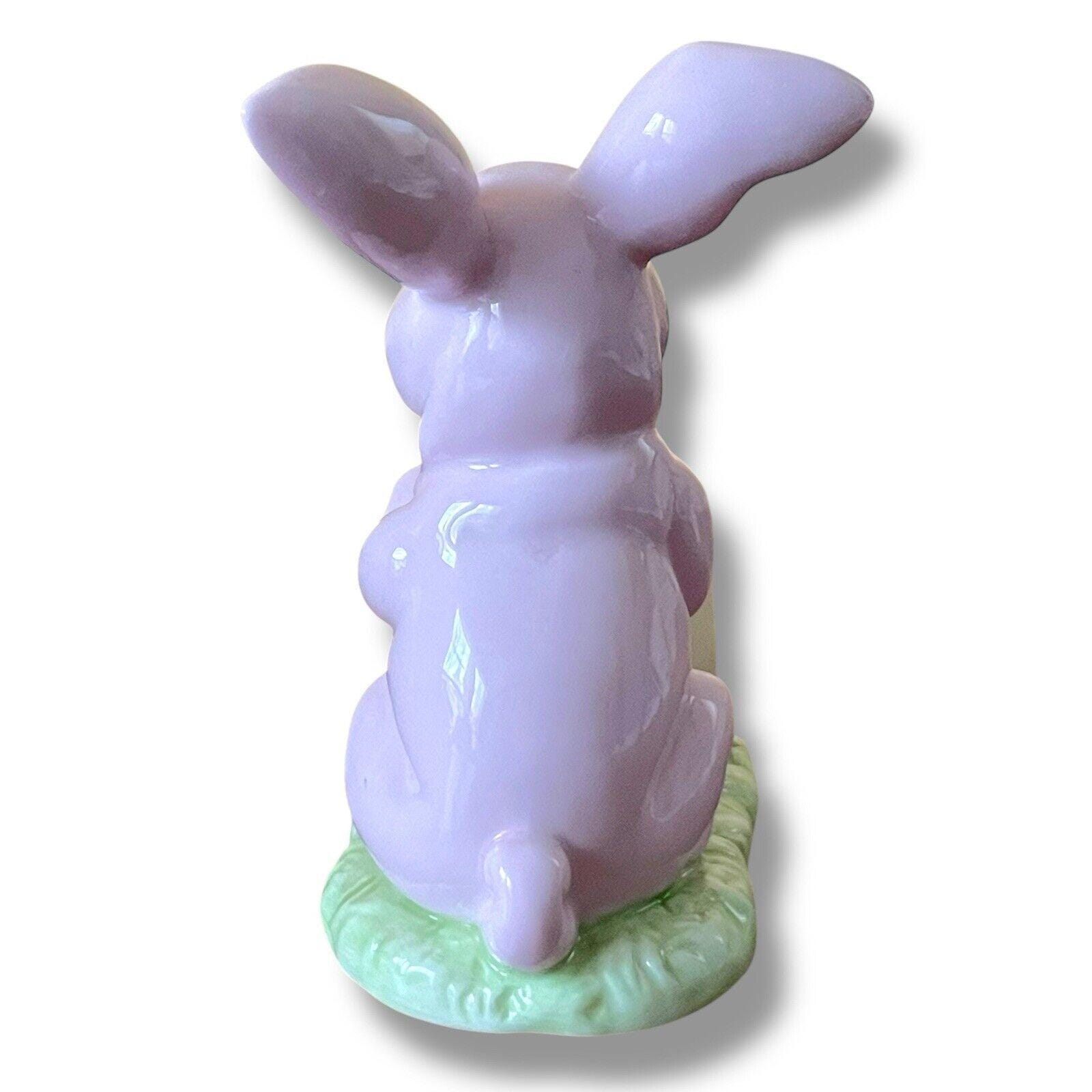 ヴィンテージ東洋日本製イースターバニーつまようじホルダー / ピンク