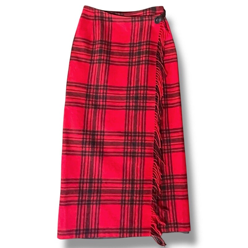 Blanket Skirt Plaid