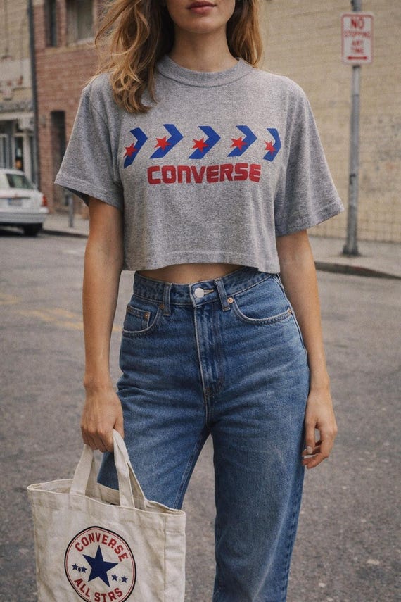 streetwear converse vintage t shirt