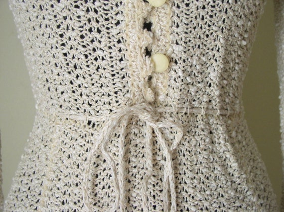 Vintage 1970's Pallas Loomed Irish Linen & Croche… - image 4