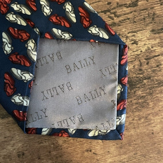 Bally Men's Vintage Silk Necktie / Made in the US… - image 4