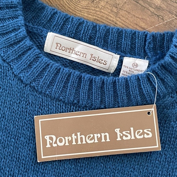 Northern Isles Womens Sweater Sz S Vintage 1980s Deadstock
