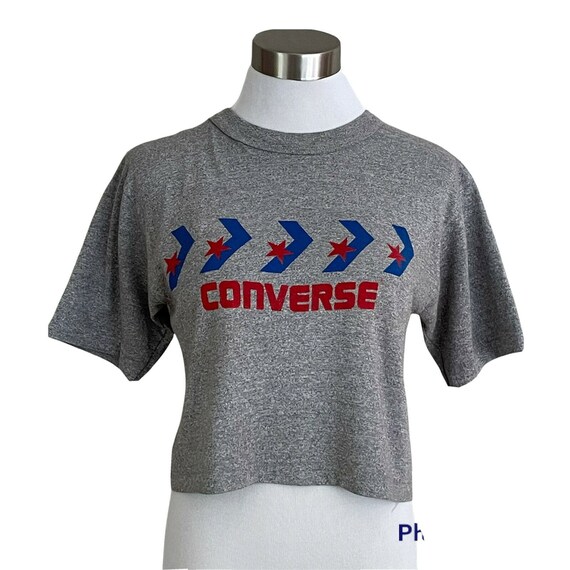 Vintage Converse 1980's Single Stitch Tee / Gray … - image 2