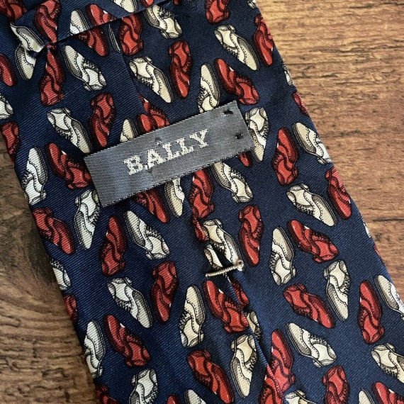 Bally Men's Vintage Silk Necktie / Made in the US… - image 5