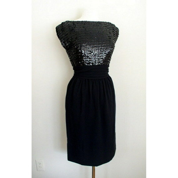 Vintage 1950s Suzy Perette Womens Wiggle Dress Bl… - image 6