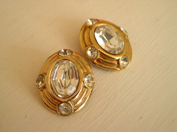 Vintage 1980's Donald Stannard Earrings/80's Runw… - image 3