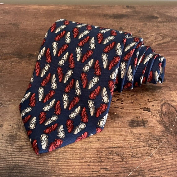 Bally Men's Vintage Silk Necktie / Made in the US… - image 1