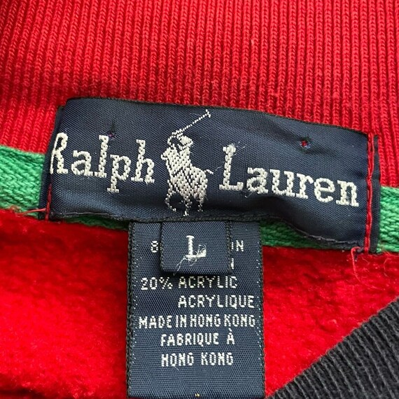 Vintage 90's POLO Ralph Lauren CP RL-92 Men's Swe… - image 9