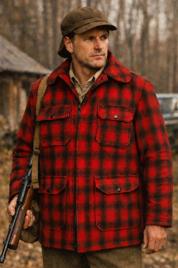 Mackinaw Woolrich Buffalo Hunting Jacket Woolrich Mackinaw Buffalo