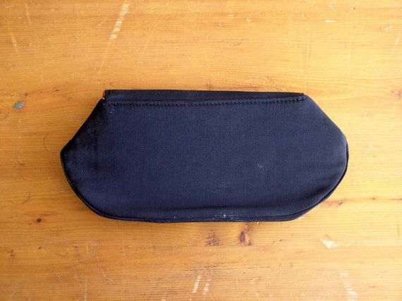 Vintage 1950's Black Clutch / 50's Stylemark Fail… - image 3