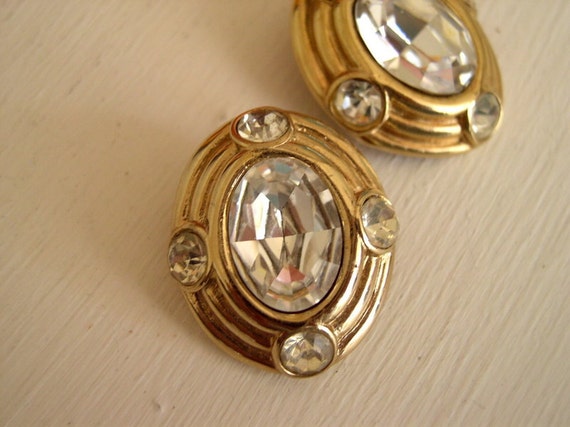 Vintage 1980's Donald Stannard Earrings/80's Runw… - image 4