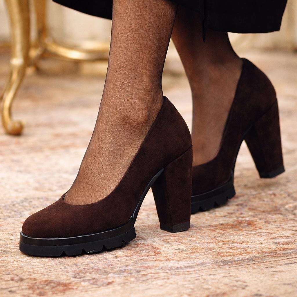 Escarpins Walter Steiger Noir à Voile Stretch - Talons Hauts, Pointure 35.5 - Occasion, Talons Réparés