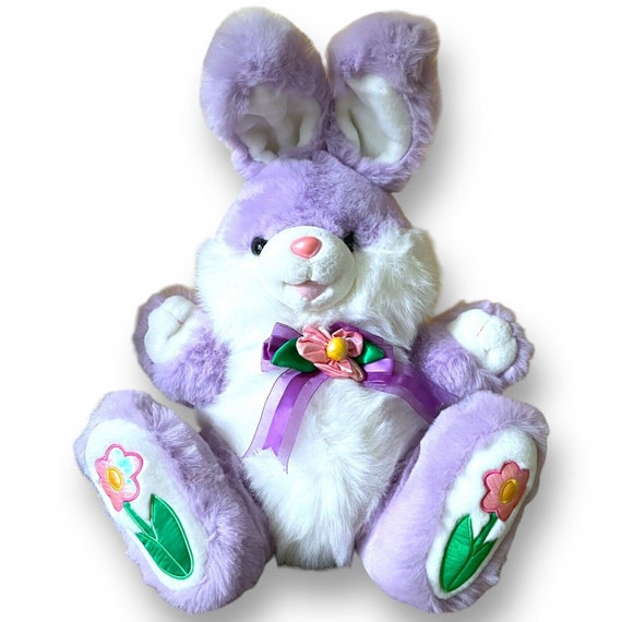 イースターバニー ビンテージ ぬいぐるみ 人形 うさぎ 水色 40