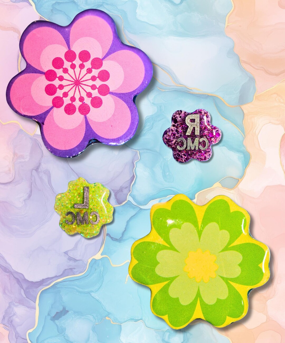 Groovy Spring Flower Xray Lead Markers - Etsy