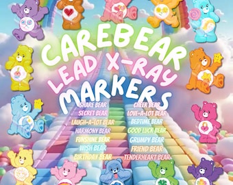 Colección de marcadores de rayos X de plomo de CareBears